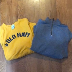 2 long sleeve Old Navy shirts